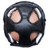 Шлем боксерский для тренировок FirePower FPHG3 кожа черный