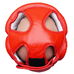 Шлем боксерский для тренировок FirePower FPHG3 кожа красный