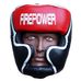 Шлем тренировочный с защитой подбородка из кожи Fire Power (FPHG5-R, Красный)