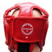 Шлем боксерский для тренировок FirePower FPHGA3 кожзам красный
