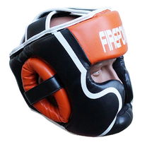 Шлем тренировочный с защитой подбородка Fire Power (FPHGA5-OR, Оранжевый)