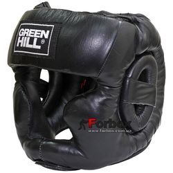 Тренировочный шлем Green Hill Super кожа (HGS-4018, черный)