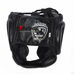 Шлем тренировочный Hard Touch Establish кожаный с полной защитой (BO-5235, черный)