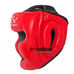 Шлем тренировочный закрытый Lev sport кожа (1305-rd, красный)