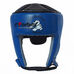 Шлем боксерский Федерации рукопашного боя Lev sport кожа (FRB-bl, синий)