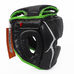 Шлем боксерский тренировочный с защитой подбородка Power Play (3100-BKGN, черно-зеленый)