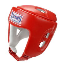 Турнирный шлем кожа HGL-4 кожа Twins красный