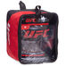Шлем боксерский с бампером UFC натуральная кожа (UHK-75063, черно-красный)