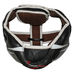 Шлем тренировочный Venum кожаный с полной защитой (BO-5239-BKW, черно-бело-красный)