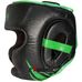 Шлем тренировочный Venum с полной защитой кожа (BO-5246-BKG, черно-зеленый)