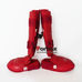 Захист гомілки і стопи Arawaza для карате (BO-7249-R-repl, червона)
