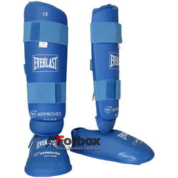 Захист гомілки та стопи Everlast для карате (BO-3958, синій)