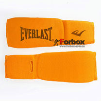 Защита голени и стопы чулочного типа Everlast тканевая (MA-8136-OR, оранжевая)