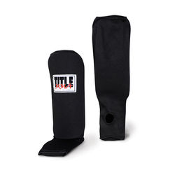 Щитки для голени и стопы MMA Slip-on Shin Guards Title