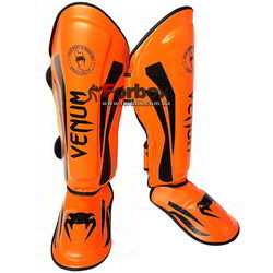Защита голени и стопы Venum Flex (VL-5243-OR, оранжевая)
