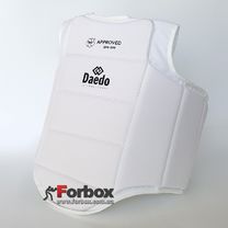 Защита туловища детская для каратэ Daedo (BO-5384, белая)