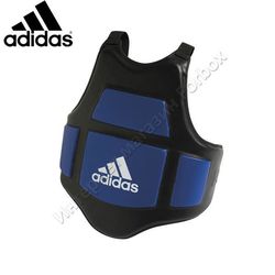Защиту туловища Adidas для тренера из PU кожи (ADIP02, черно-синий)