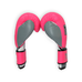 Перчатки боксерские кожа Typhoon THOR (8027-02-Leath-Pink-Grey-W, Розовый)