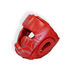 Шлем тренировочный с закрытым подбородком Cobra кожа THOR (727-Leather-RD, красный)
