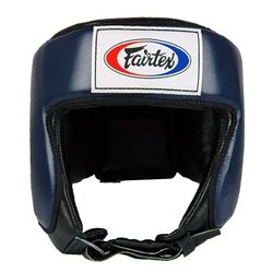 Турнирный боксерский шлем Fairtex (HG9-bl, Синий)