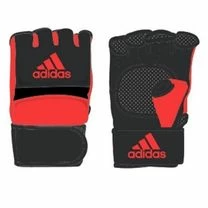 Рукавички для ММА Adidas PU шкіра (ADISCSG042, червоно-чорні)
