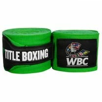 Бинти боксерські еластичні TITLE Boxing WBC (Title-WBCHW-GN, Зелені)