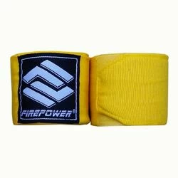 Бинти боксерські еластичні Firepower 4.5м (FPHW5-YL, Жовті)