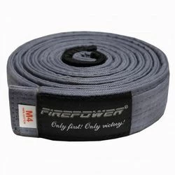 Пояс детский для Бразильского Джиу-Джитсу Firepower Classic Light (FPBJJBeltGR, Серый)