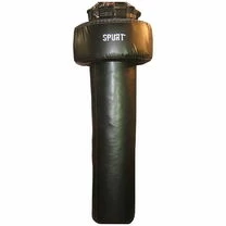Мешок боксёрский Апперкотный ПВХ 950 гм2 Spurt 150х35, 50-75кг (SP-013, черный)