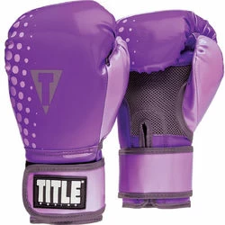 Жіночі боксерські рукавиці TITLE Boxing Aerovent Adapt Fit фіолетові