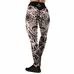 Леггинсы спортивные Berserk Sport AFRICAN TATOO (L8674B, Черно-белый)
