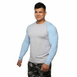 Реглан Berserk Sport Long Sleeve grey/light blue (LS121LGB, Серый)