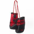 Сувенірні рукавиці Everlast на шнурках для авто (1381, чорно-червоні)