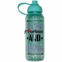Бутылка для воды спортивная Motivation 700 ml (FI-5966-3, зелено-прозрачная)
