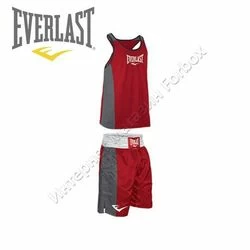 Форма боксерская Everlast Competition Outfit (BSECO, красно-серая)