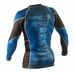 Рашгард Peresvit Immortal Silver с длинным рукавом Dark Marine