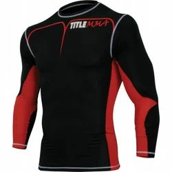 Рашгард дитячий Title MMA Quad-flex Adversary (TMMRGL YL, Чорний)
