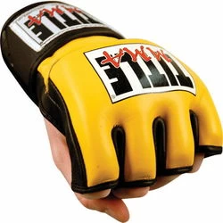 Рукавиці для ММА Cage Competition Gloves жовті Title