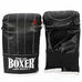 Снарядные перчатки Boxer тренировочные кожзам (2015-01Ч, черные)