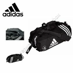 Сумка спортивна Adidas із тканини з логотипом Бокс Boxing (ADIBAG01, чорна)