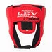 Шлем боксерский Lev sport кожзам (1312-rd, красный)