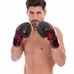 Рукавички боксерські PU на липучці UFC Myau Thai Style (UHK-69673, чорний)