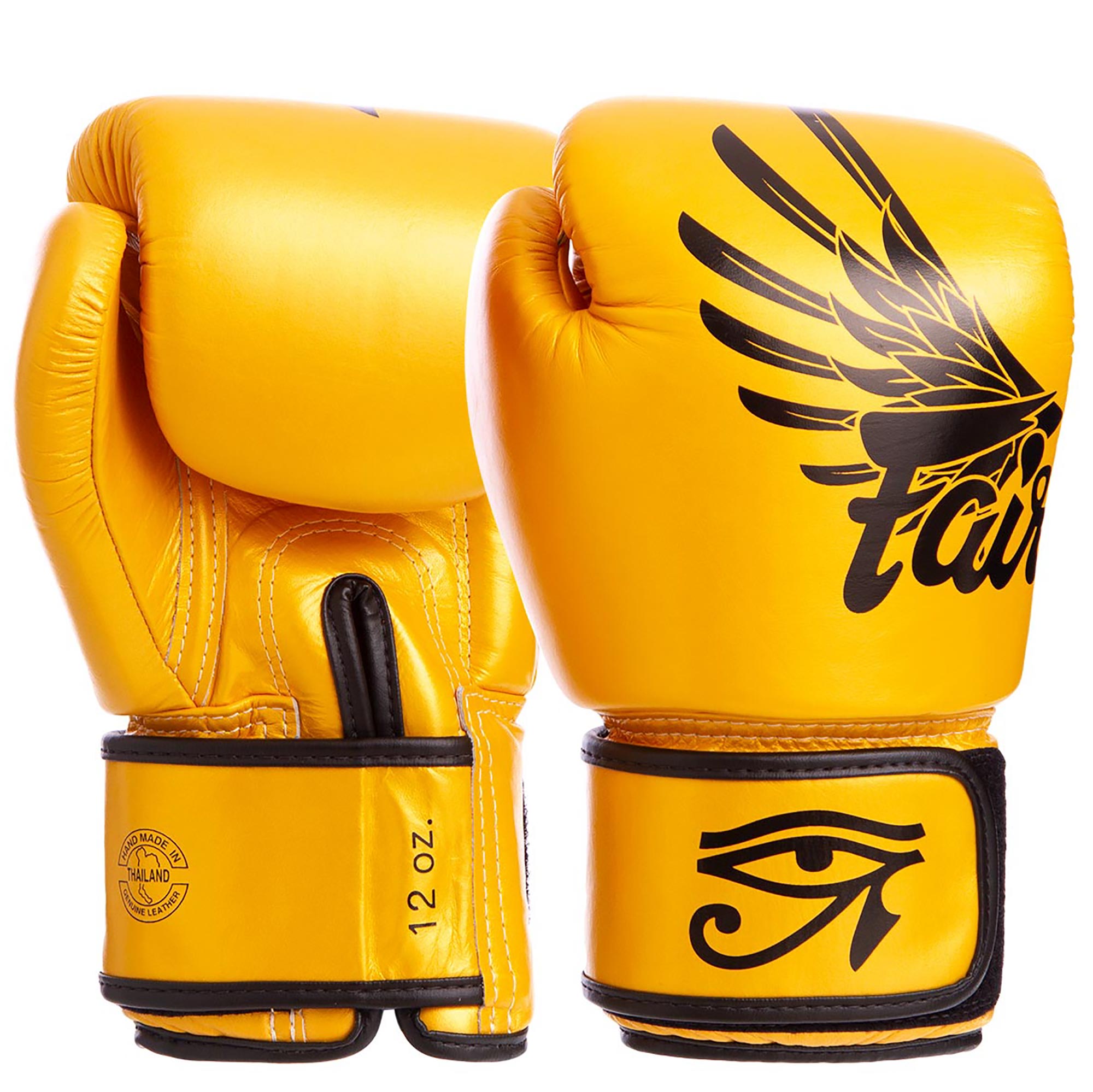 Боксерские перчатки Fairtex (BGV1-f, Желтый) купити в магазині Forbox
