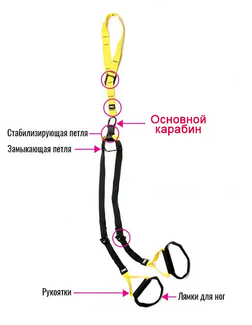 Петли TRX конструкция 2-3 поколение