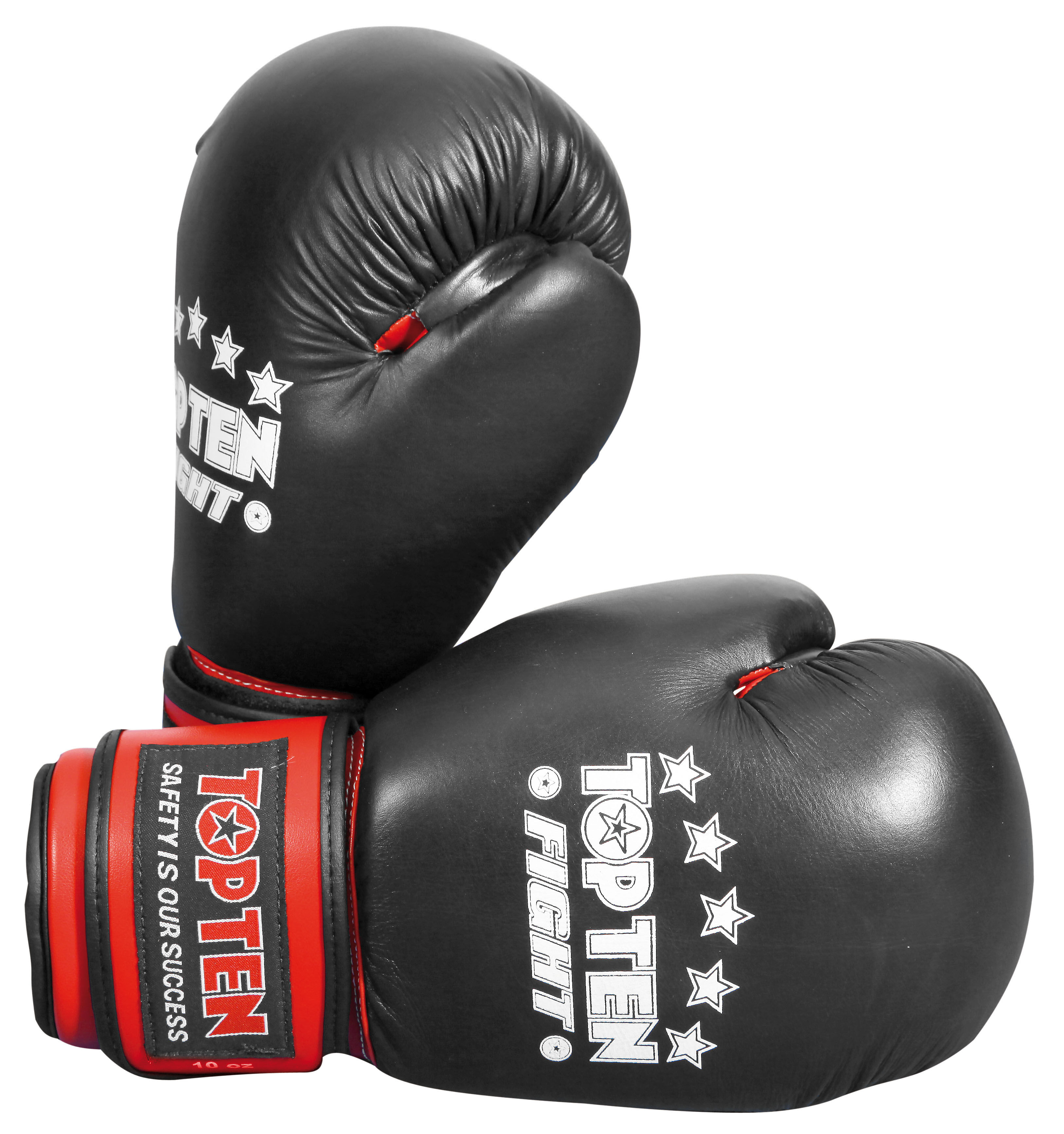 Боксерские перчатки TopTen Fight черный купить в магазине Forbox