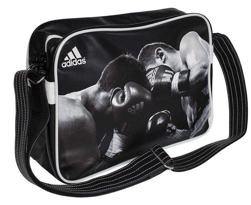 Сумка через плечо Adidas с логотипом Бокс (ADIACC111CS, черная) купить ...